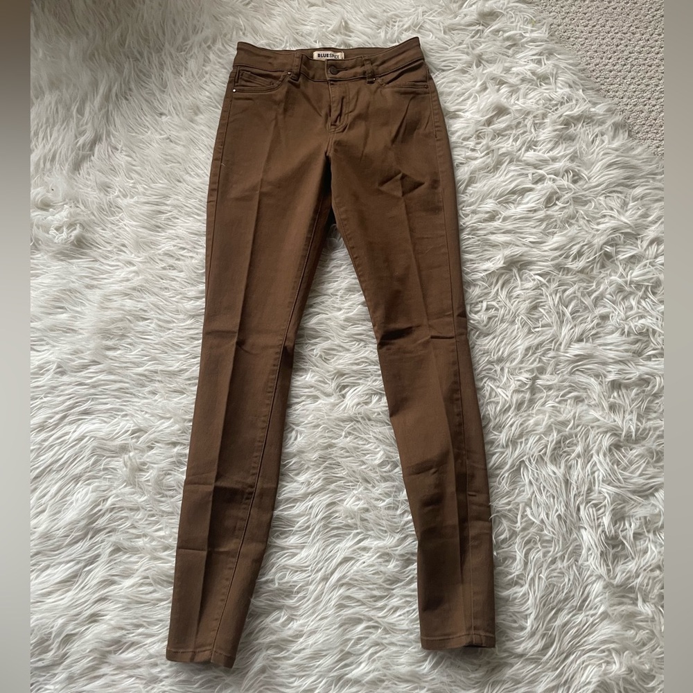 High Rise Brown Jeans - 3